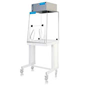 Hotte à filtration moléculaire pour les manipulations de produits chimiques